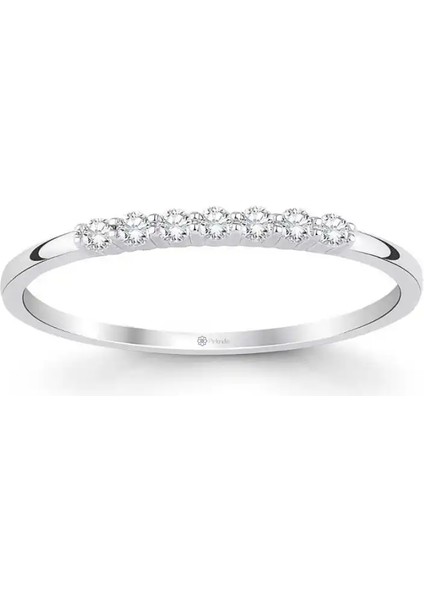 0,10 Karat Pırlanta Yarımtur Yüzük