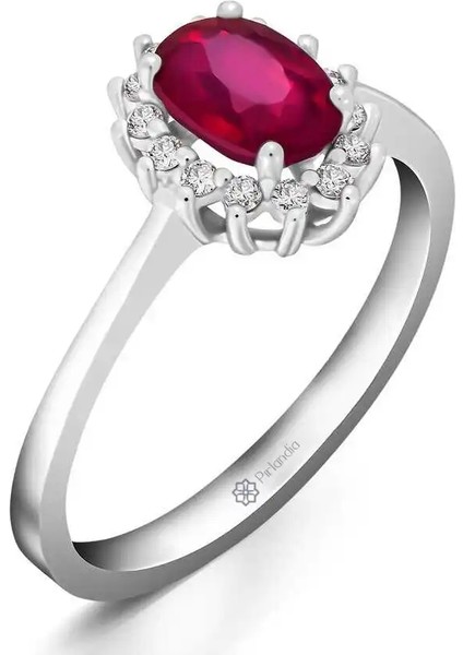 1,32 Karat Pırlanta Yakut Yüzük fiyatları