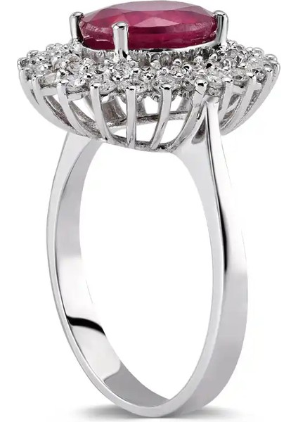 3,18 Karat Pırlanta Yakut Yüzük fiyatları