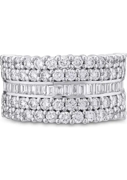 2,35 Karat Pırlanta Baget Yüzük