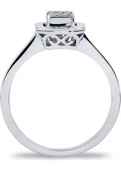 0,16 Karat Pırlanta Baget Yüzük fiyatları