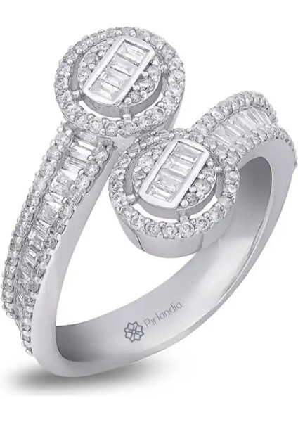 0,78 Karat Pırlanta Baget Yüzük fiyatları