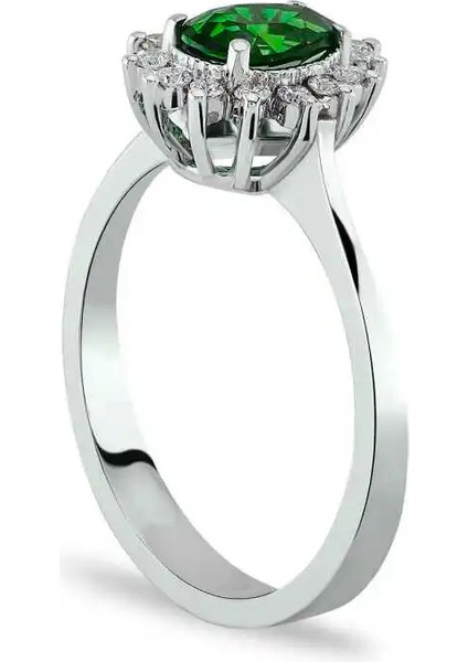 1,14 Karat Pırlanta Zümrüt Yüzük fiyatları