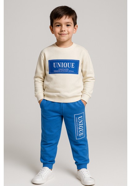 Unıque Baskı 2 Ip Erkek Çocuk Eşofman Takım