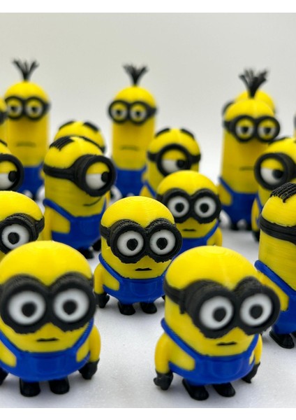 9’lu Minions Figür Seti – Dekoratif Koleksiyon Oyuncakları