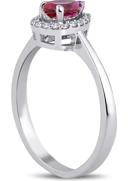 0,80 Karat Pırlanta Yakut Yüzük fiyatları