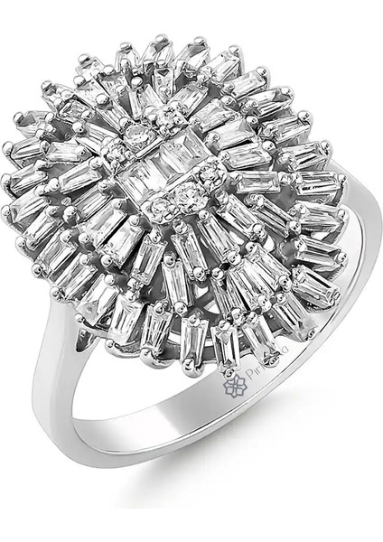 0,94 Karat Pırlanta Baget Yüzük fiyatları