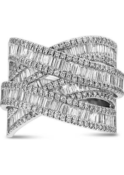 2,66 Karat Pırlanta Baget Yüzük