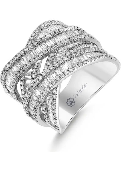 2,66 Karat Pırlanta Baget Yüzük fiyatları