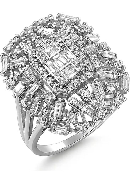 1,16 Karat Pırlanta Baget Yüzük fiyatları