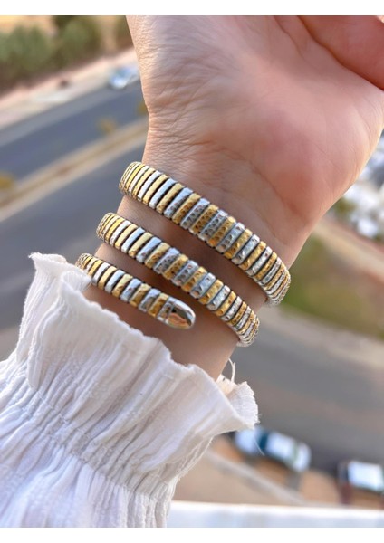 Yeni Sezon Dolamalı Çelik Kordon 3 Atm 2 Yıl Garantili Kadın Kol Saati+Bileklik 10085.5 modelleri