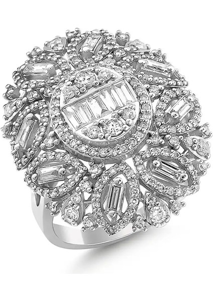 1,55 Karat Pırlanta Baget Yüzük fiyatları