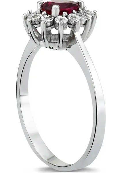 0,56 Karat Pırlanta Yakut Yüzük fiyatları