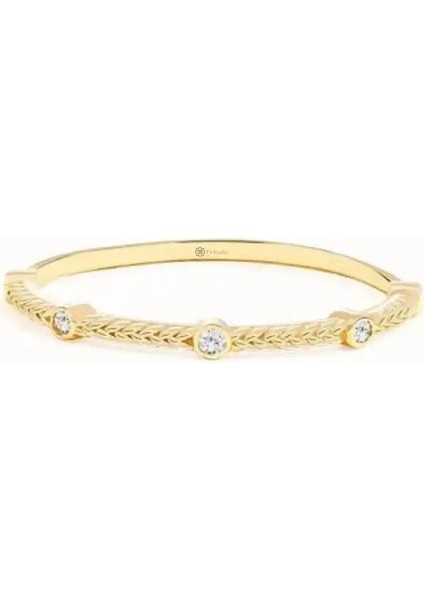 0,05 Karat Pırlanta Minimal Yüzük