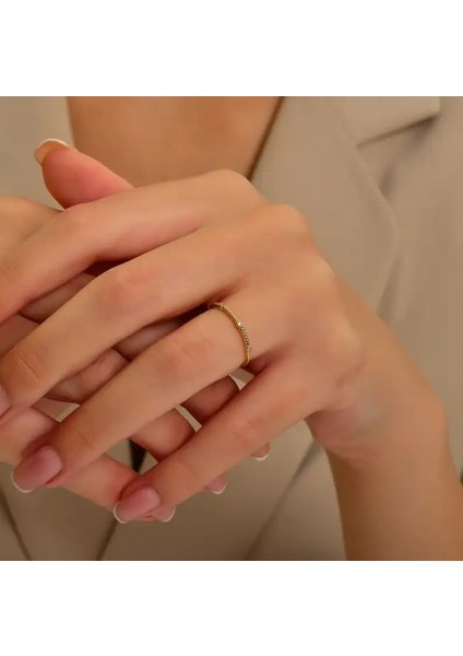 0,05 Karat Pırlanta Minimal Yüzük fırsatları