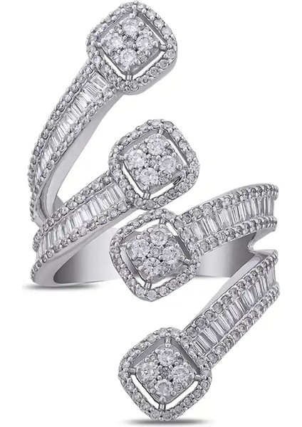 1,49 Karat Pırlanta Baget Yüzük