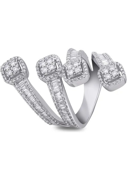 1,49 Karat Pırlanta Baget Yüzük fiyatları