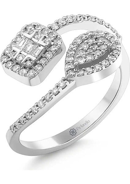 0,48 Karat Pırlanta Baget Yüzük fiyatları