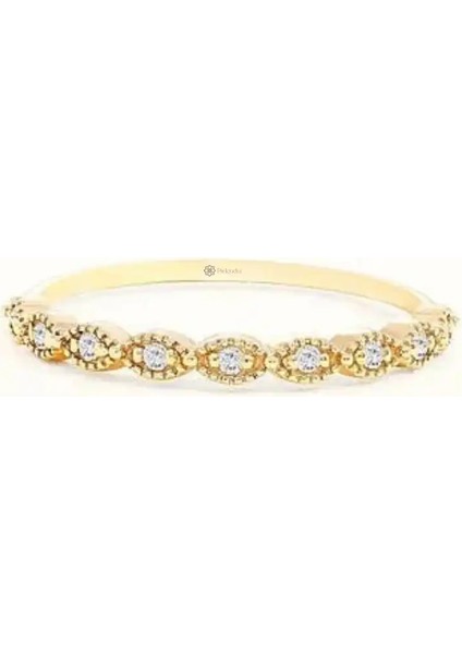 0,06 Karat Pırlanta Minimal Yüzük