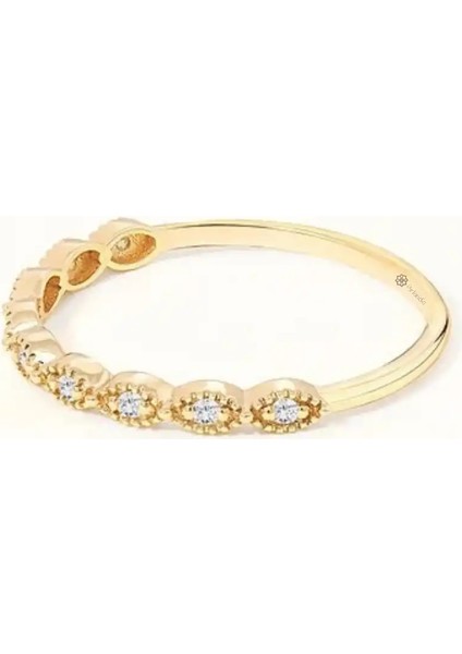 0,06 Karat Pırlanta Minimal Yüzük modelleri