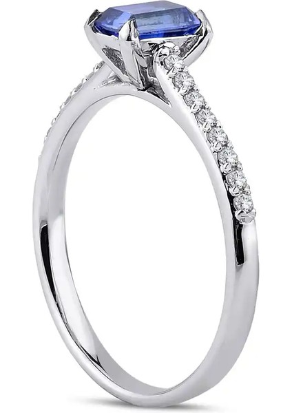 1,16 Karat Pırlanta Safir Yüzük fiyatları