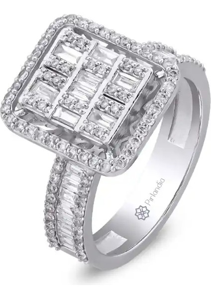 0,93 Karat Pırlanta Baget Yüzük fiyatları