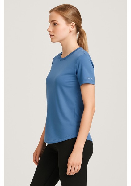 Kadın Sporcu Tişört Nefes Alabilir Hızlı Kuruyan Rahat Kesim Antrenman Üstü, Kadın T-Shirt modelleri