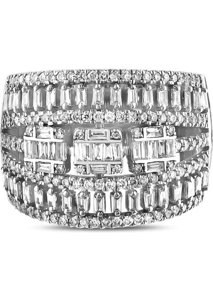 1,24 Karat Pırlanta Baget Yüzük