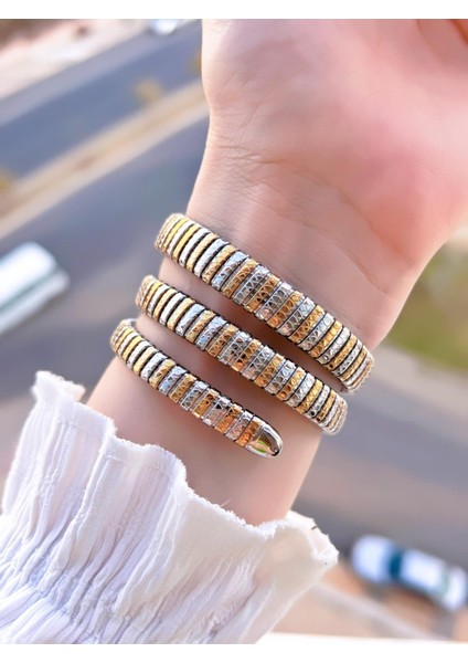 Yeni Sezon Dolamalı Çelik Kordon 3 Atm 2 Yıl Garantili Kadın Kol Saati+Bileklik 10085.4 modelleri