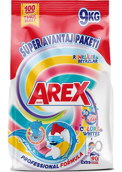 "büyük Ekonomi Paketi ; 18 kg Toz Çamaşır Deterjanı Color&white, Bulaşık Makinesi Tableti 30 Adet fiyatları