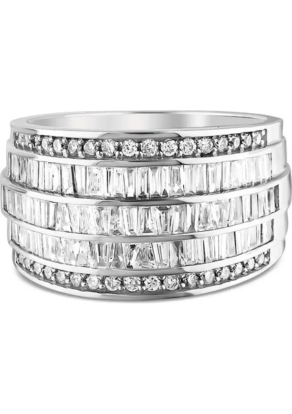 1,27 Karat Pırlanta Baget Yüzük