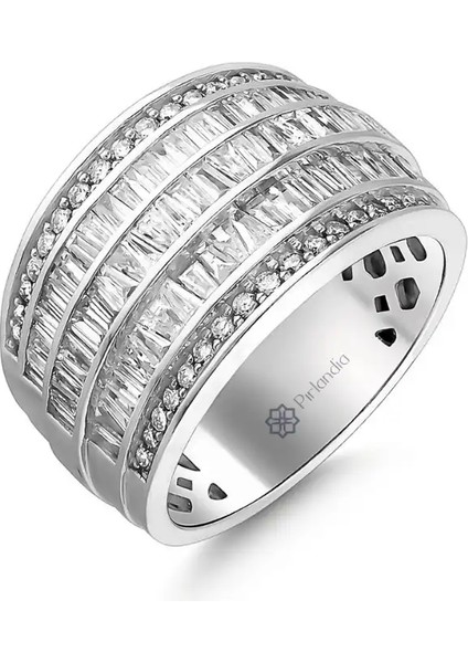 1,27 Karat Pırlanta Baget Yüzük fiyatları