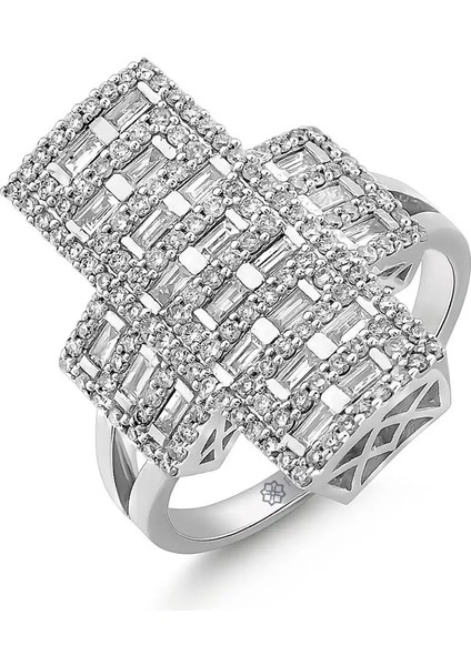 0,97 Karat Pırlanta Baget Yüzük fiyatları