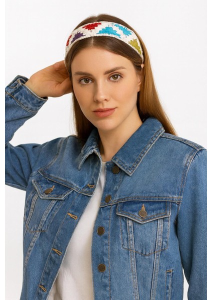 Tığ Örgülü Soft Saç Bandı