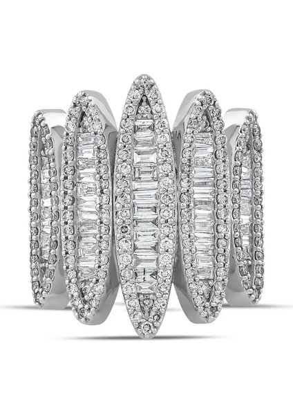 1,66 Karat Pırlanta Baget Yüzük fiyatları