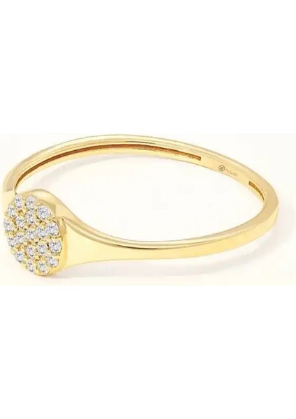 0,08 Karat Pırlanta Yuvarlak Yüzük modelleri