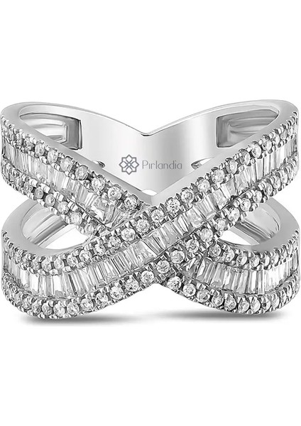 1,17 Karat Pırlanta Baget Yüzük