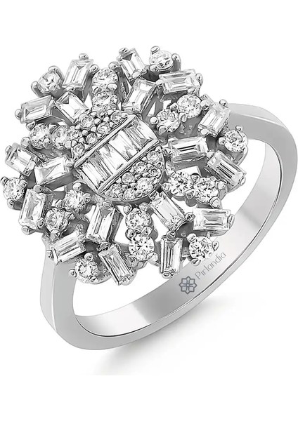 1,02 Karat Pırlanta Baget Yüzük fiyatları