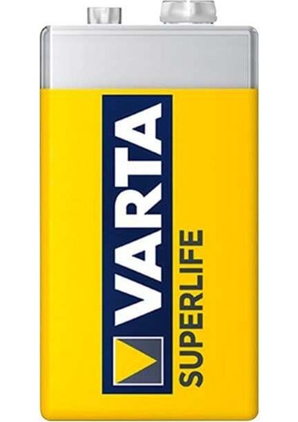 Varta Superlife Çinko 9 Volt Pil (12'li Paket)