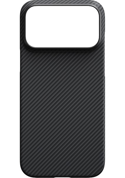 iPhone 17 Pro Max Uyumlu Kılıf M-Safe Şarjlı 1500D Aramid Pitaka Ultra-Slim Classic Serisi Siyah-Gri fiyatları