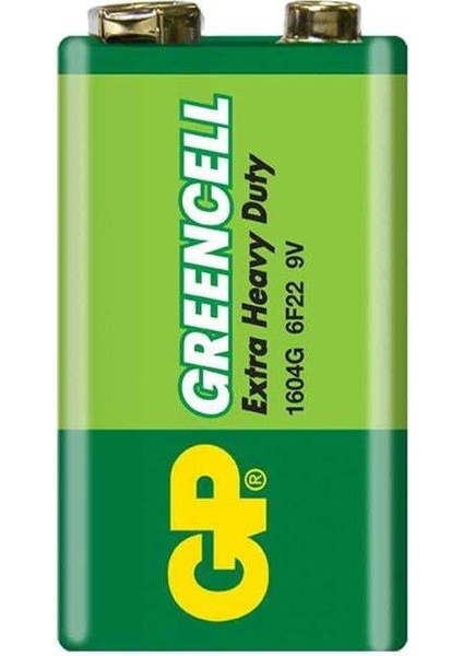 Gp 1604G-B Greencell 9 Volt Pil (10'lu Paket) fiyatları