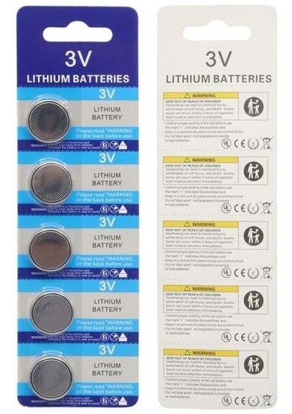 Powermaster PM-9535 CR2016 3 Volt Lityum Para Pil (5'li Paket) modelleri