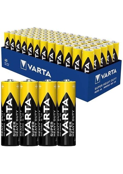 Varta Superlife Çinko Aa Kalem Pil (60'lı Paket)
