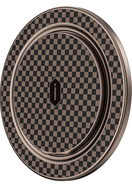 Warriors Serisi Aramid Fiber 360 Dönebilen Magnetik Ring Stand Telefon Tutucu Desert Titanyum