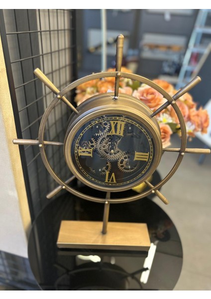 Vitale Metal Gemici Duvar Saati 47*53*8 cm AK.JI0041 fiyatları