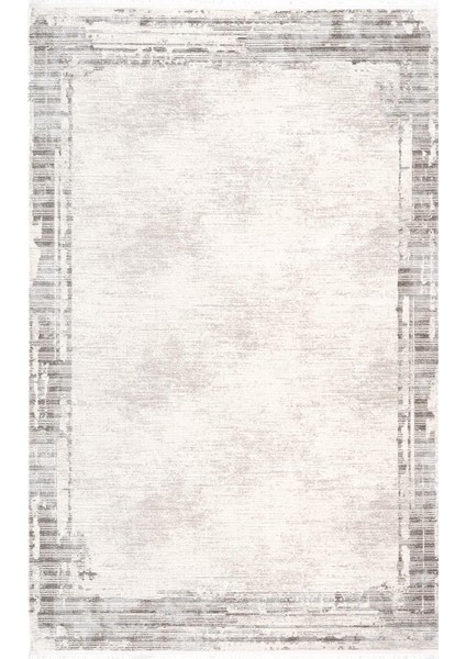 Sılva SL103A Krem Halı Modern Desen Antialerjik Pamuk Taban Salon Halısı Yatak Odası Mutfak Koridor modelleri