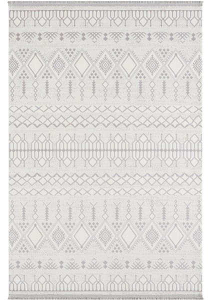 Feel FL007A Krem Halı Etnik Desen Akrilik Tozu Az Pamuk Taban Salon Halısı Yatak Odası Koridor modelleri