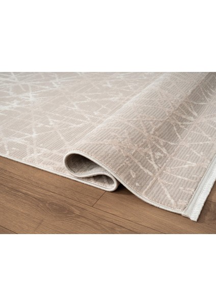 Armada AD007G Gri Halı Modern Desen Akrilik Jüt Taban Tozu Az Salon Halısı Yatak Odası Karidor modelleri