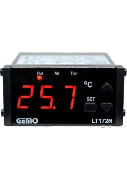 LT172N-230VAC-R Isıtma/soğutma Fonksiyonlu On/off Sıcaklık Kontrol Cihazı + GM-NTC-105C Prob