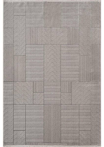 Quatro QU015A Gri Halı Modern Desen Pamuk Taban Salon Halısı Yatak Odası Mutfak Koridor fiyatları